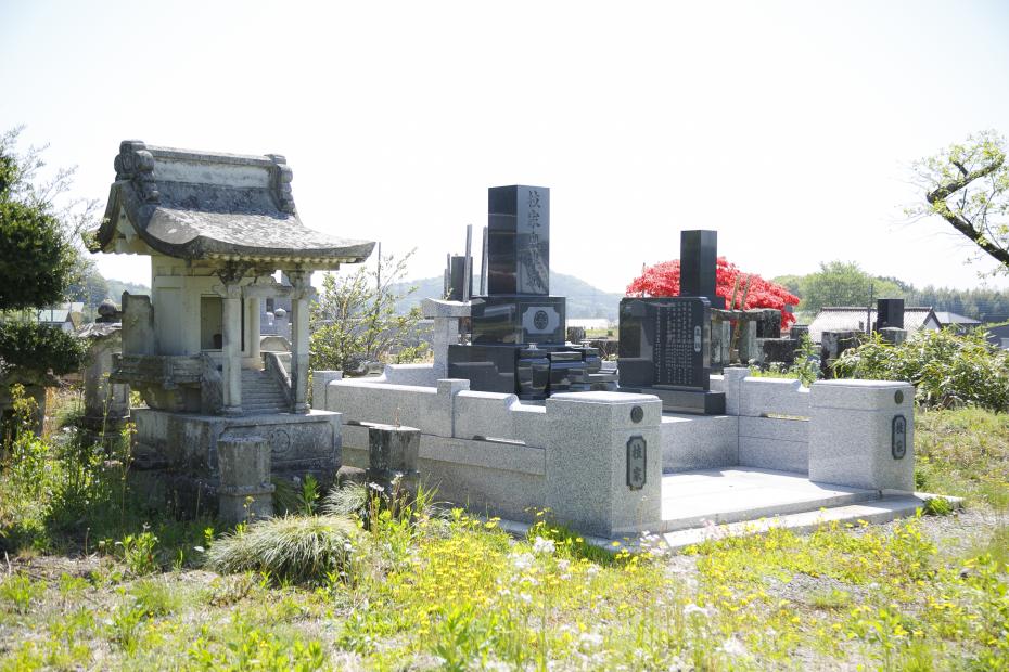 耐震施工の墓地づくり